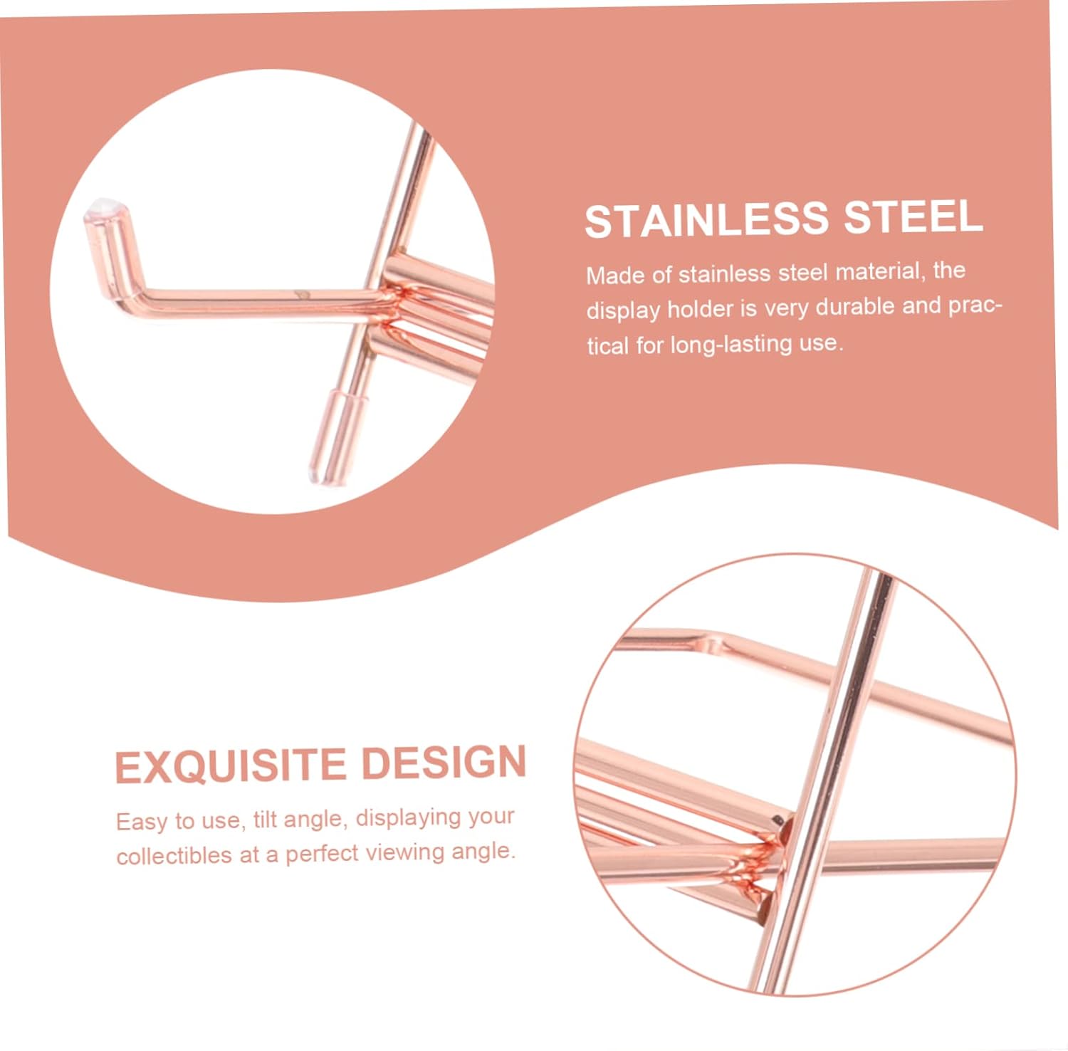 DECHOUS Stainless Steel Plate Holder Display Stand 1