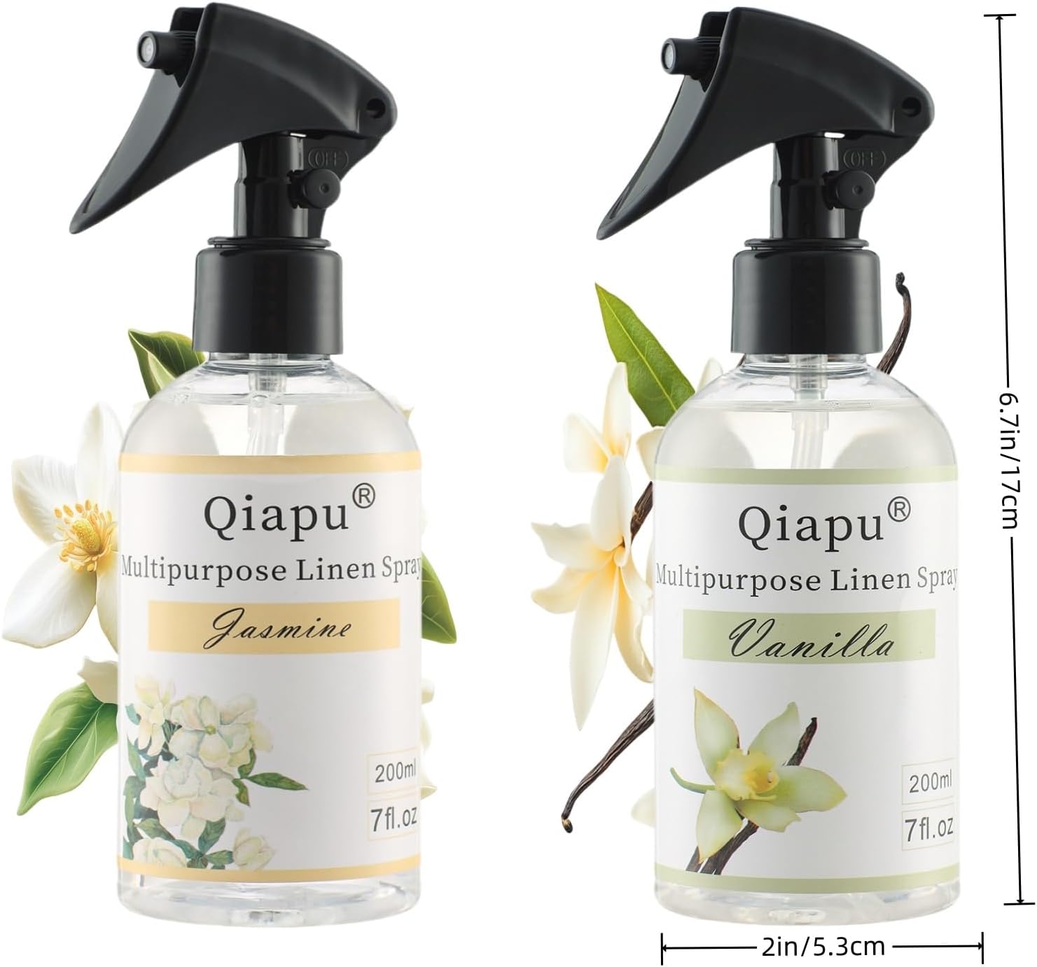 2-Pack Linen Spray Set Vanilla Jasmine
