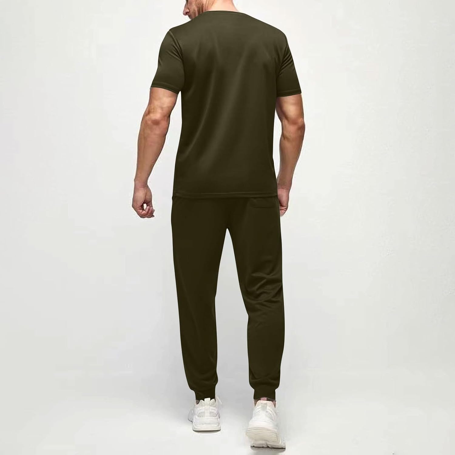 Mens 2 Piece Summer Beach Outfit Tank Top and Shorts Set