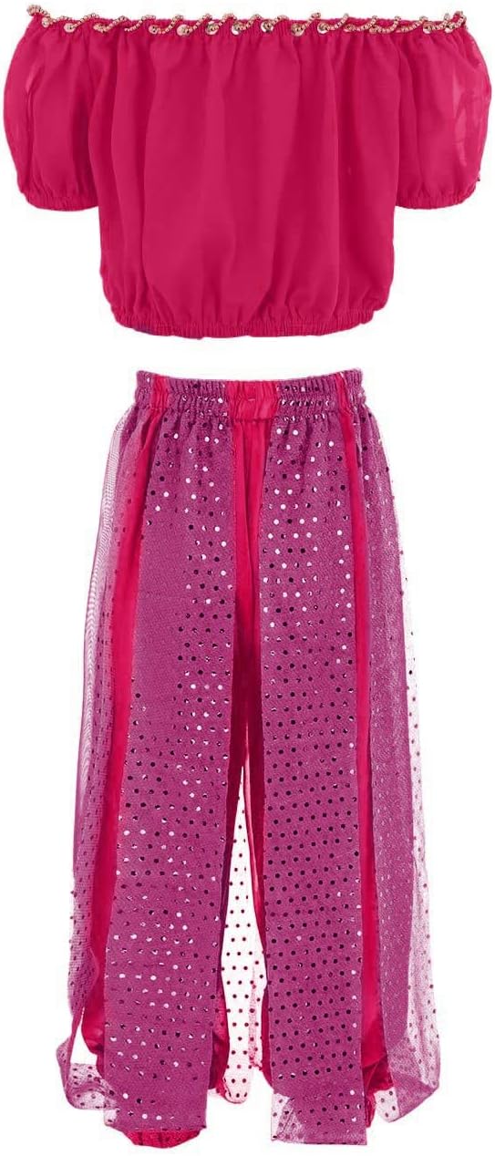Cute Baby Girl Cotton Blend Belly Dance Costume