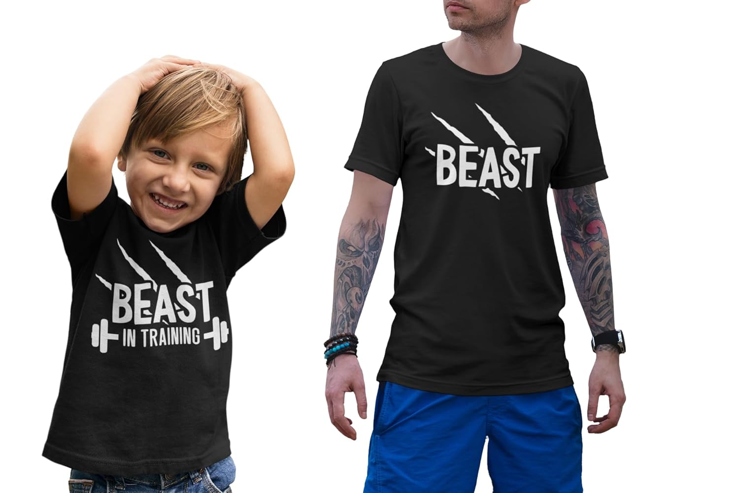 Winoxy Designs TWO SHIRTS Beast Beast in Training