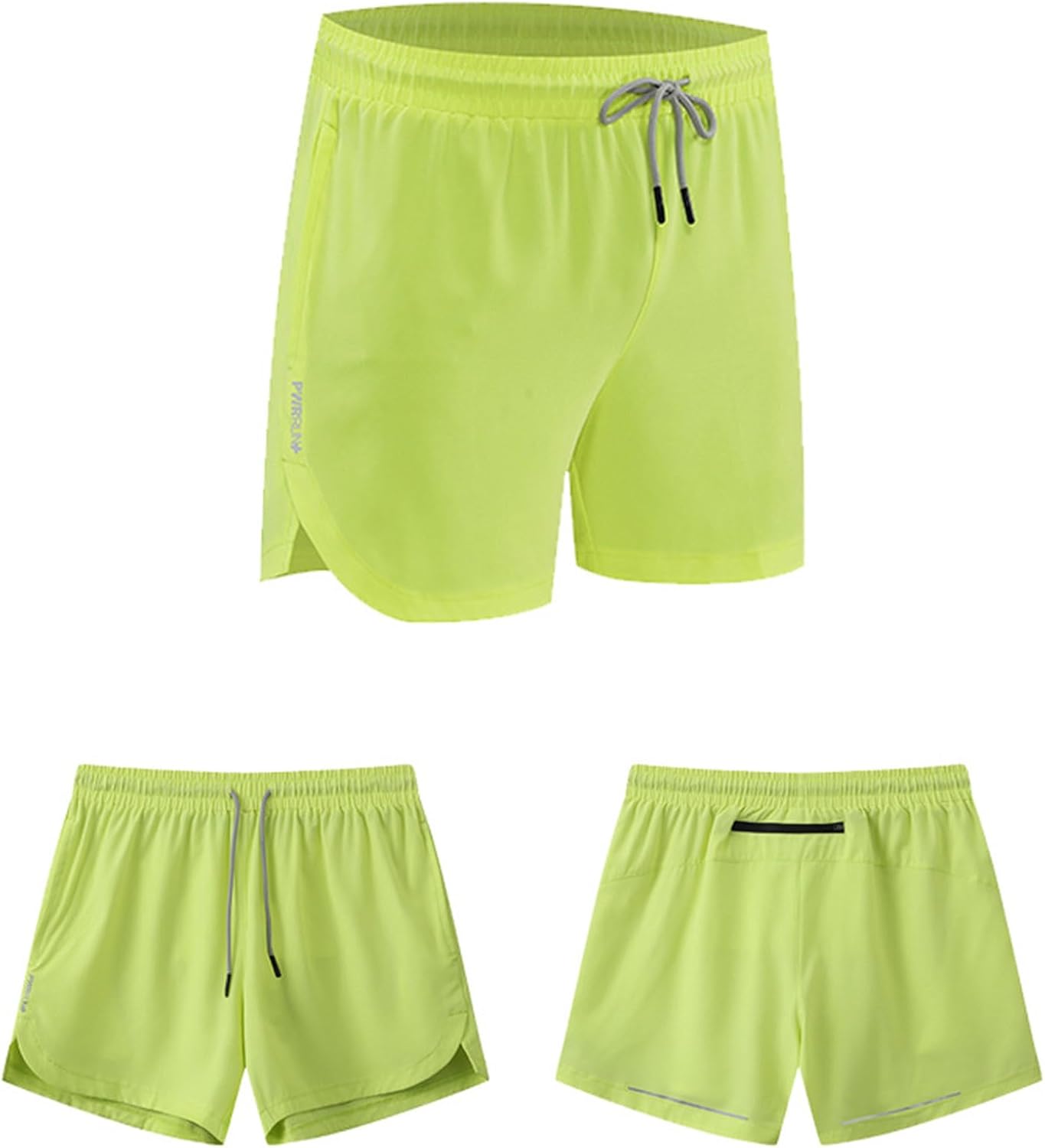 Mens Lightweight Elastic Waist Cargo Shorts