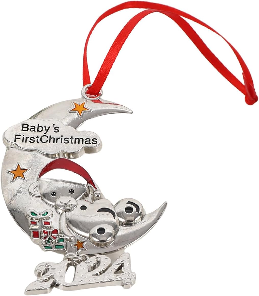 DLOULP Baby First Christmas Tree Pendant