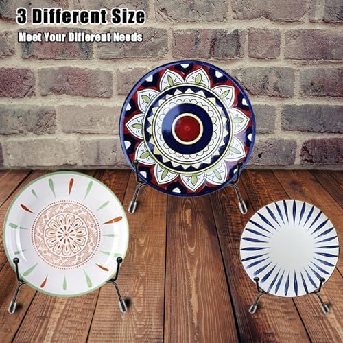6 Pack Anti-Slip Iron Plate Stands for Display