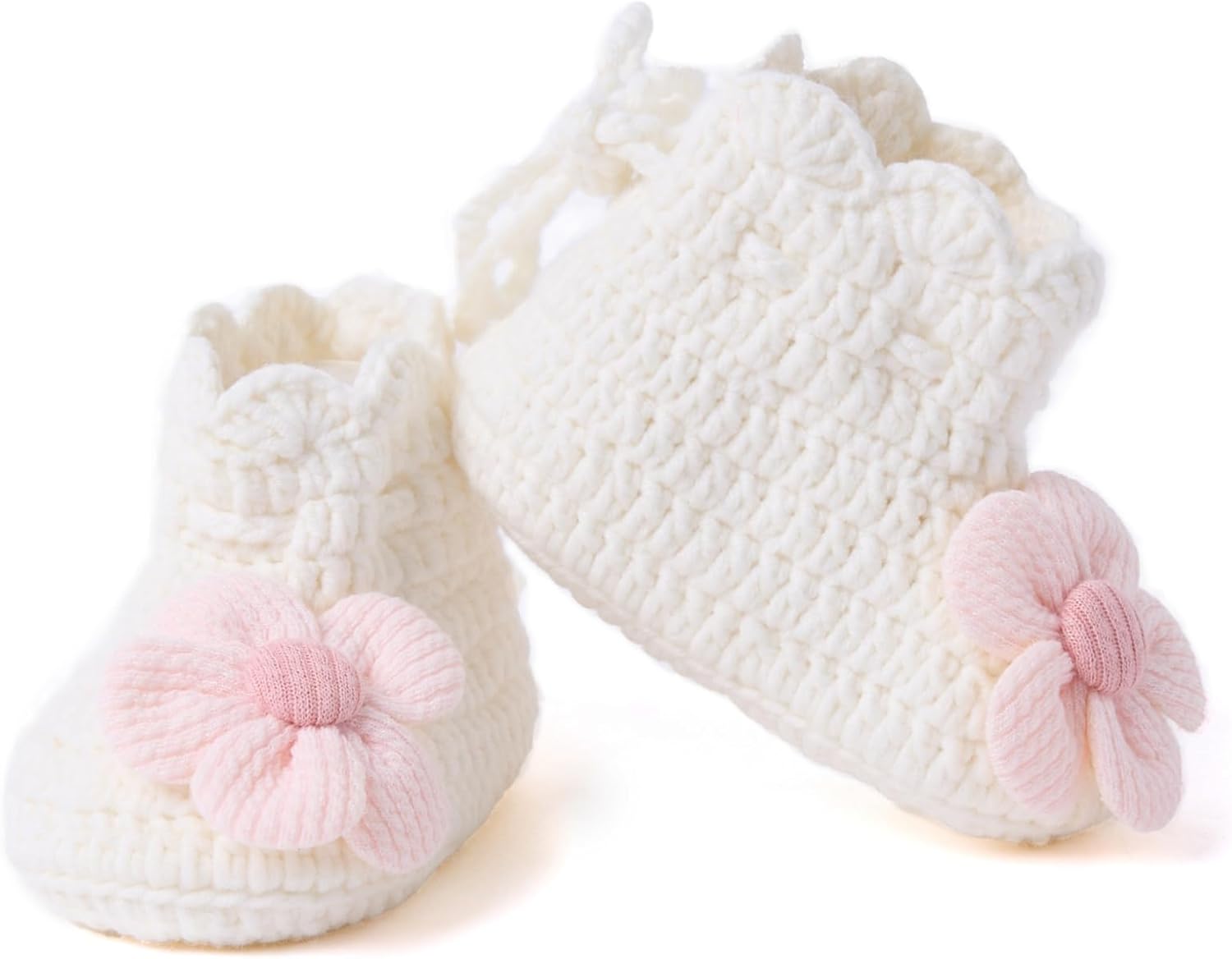TJCONETJC Baby Booties Hand Crochet Cozy Socks Slippers