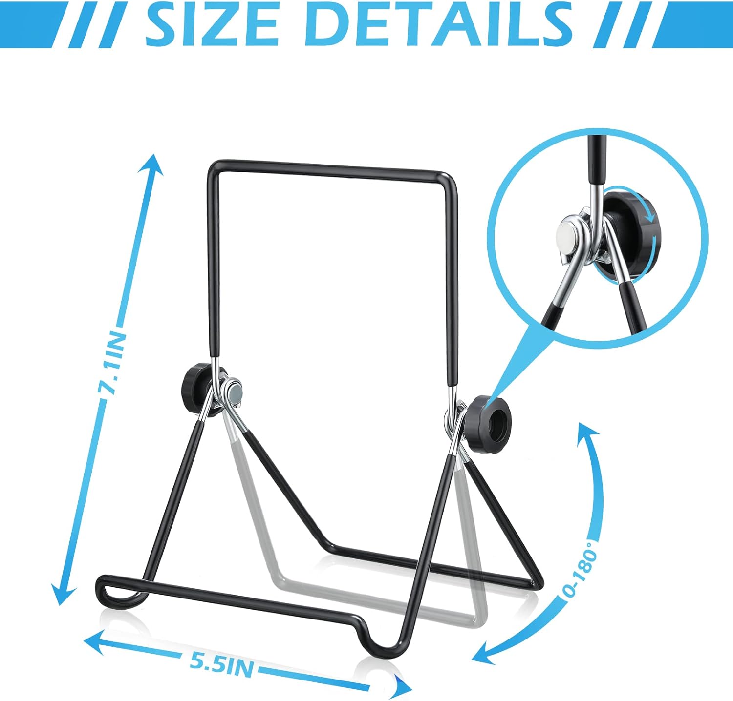 Kenning 24-Piece Adjustable Easel Stand Black 1