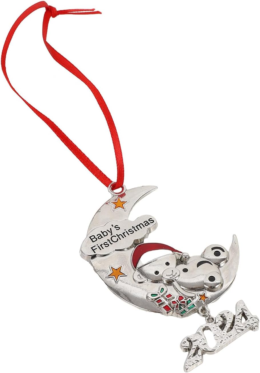 DLOULP Baby First Christmas Tree Pendant