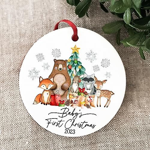 Babys First Christmas Ornament 2023 - Girl Boy