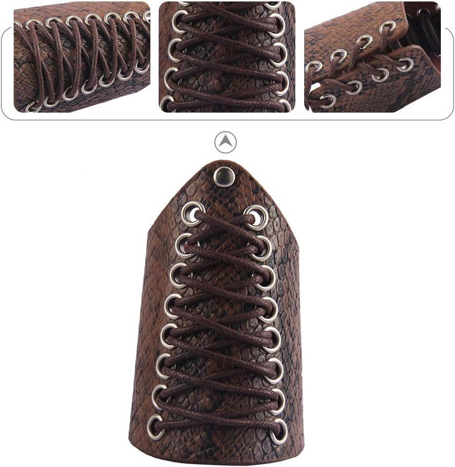 GelConnie Leather Wristband Viking Arm Guard
