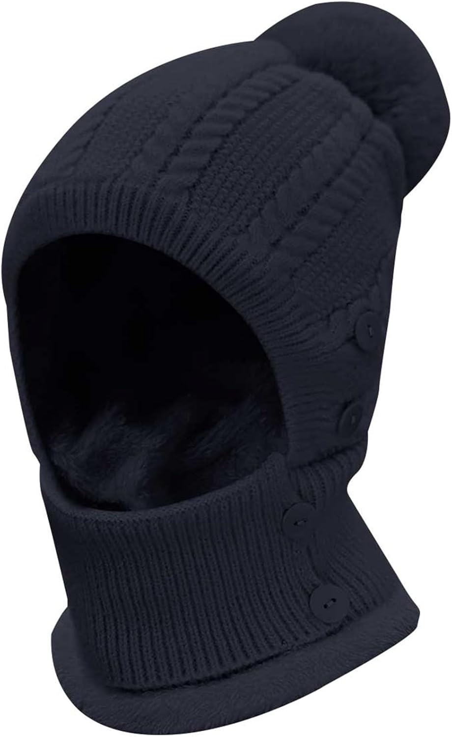 Women Wind-Resistant Knitted Balaclava Ski Mask