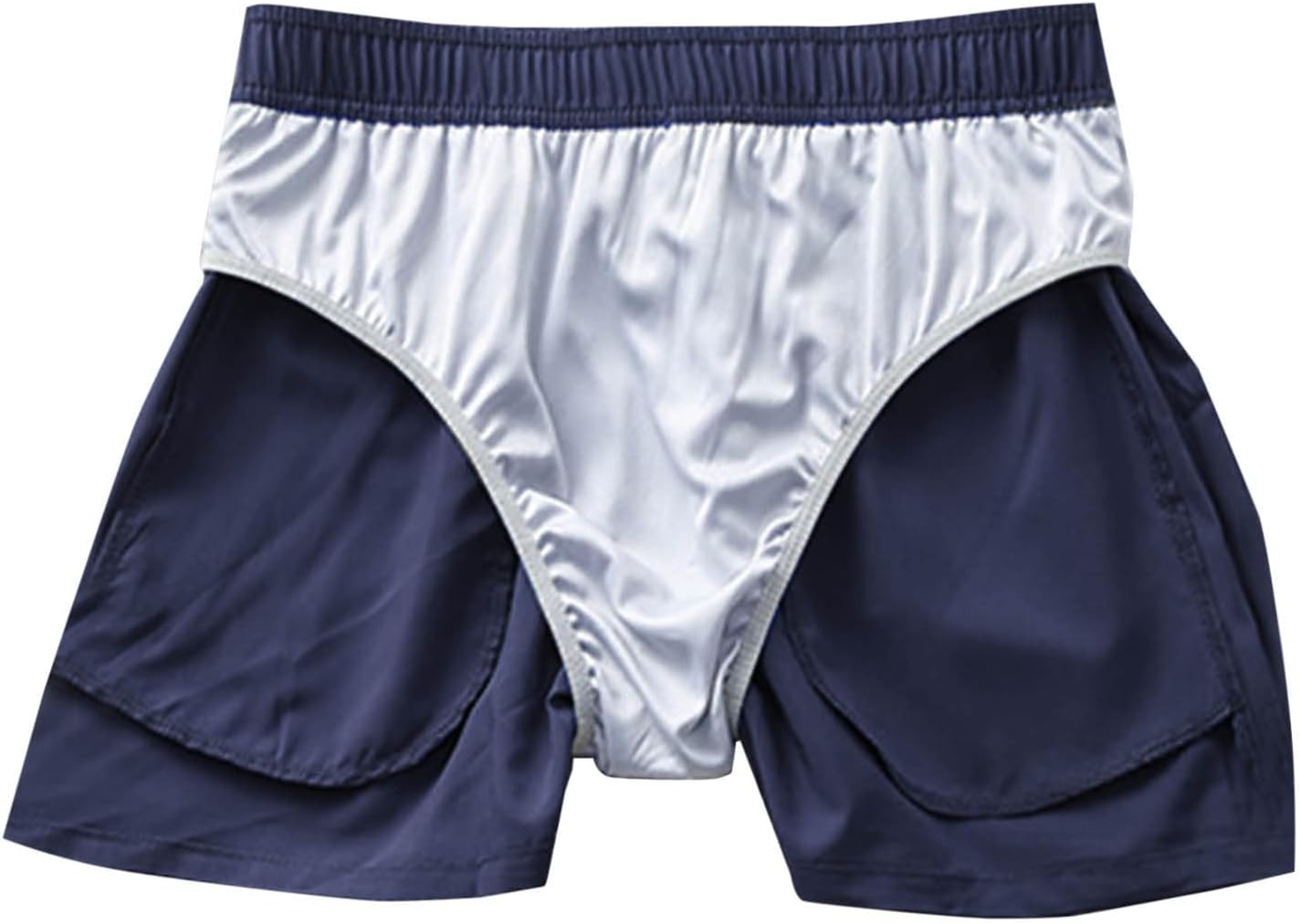 Xiaojmake Mens 7 Inch Quick Dry Workout Shorts with Zipper Pocket