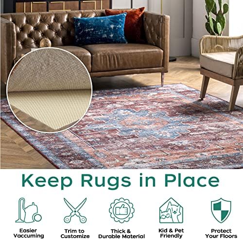 BAGAIL BASICS Non-Slip Rug Pad 2x3 Feet Extra Thick
