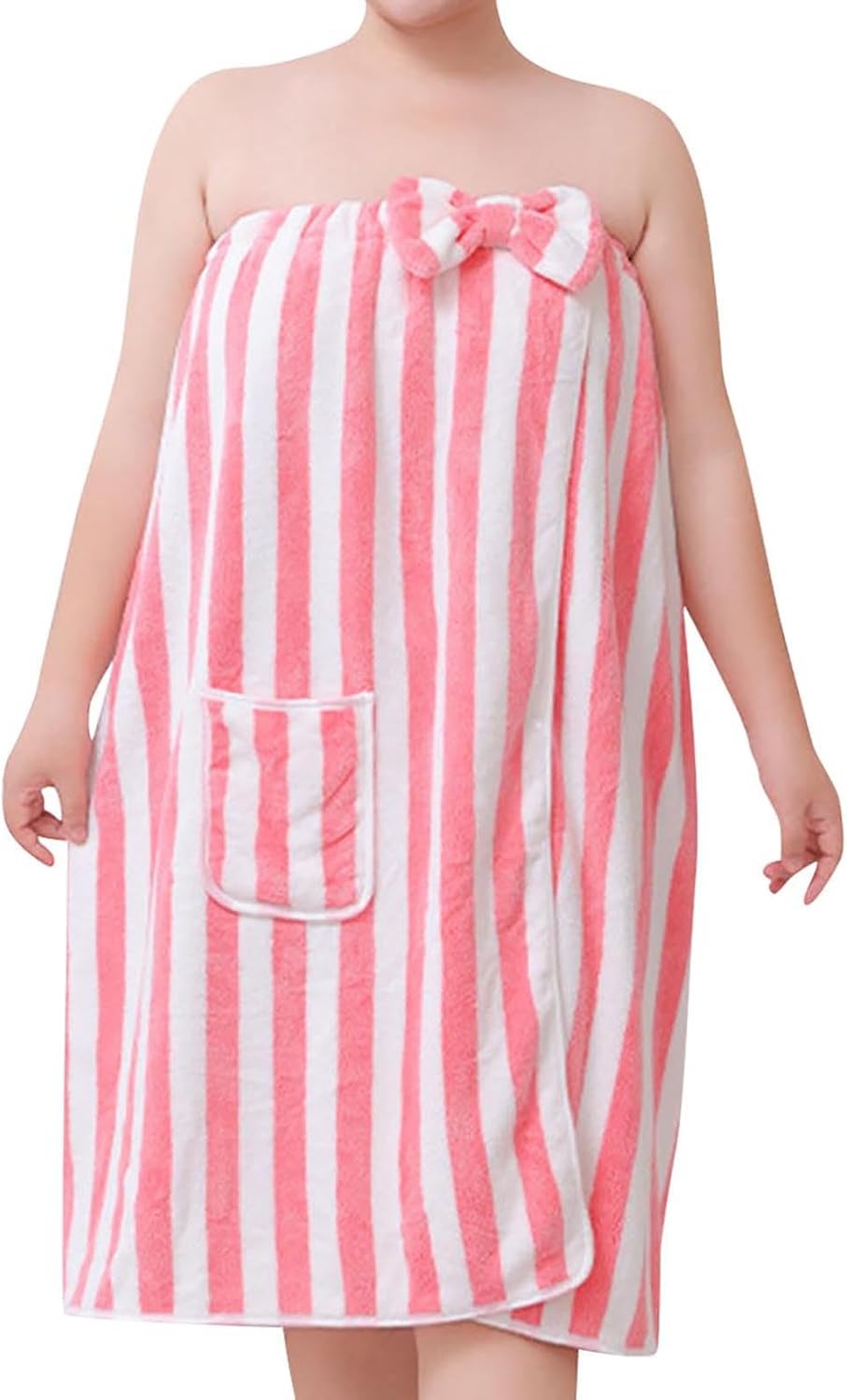 Oplxuo Plush Towel Wrap for Women and Girls 1