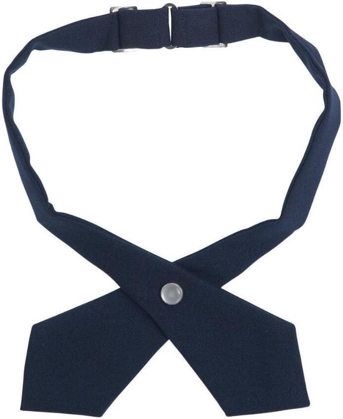 French Toast Girls Adjustable Cross Tie with Buckle and Dome Pearl Snap 1