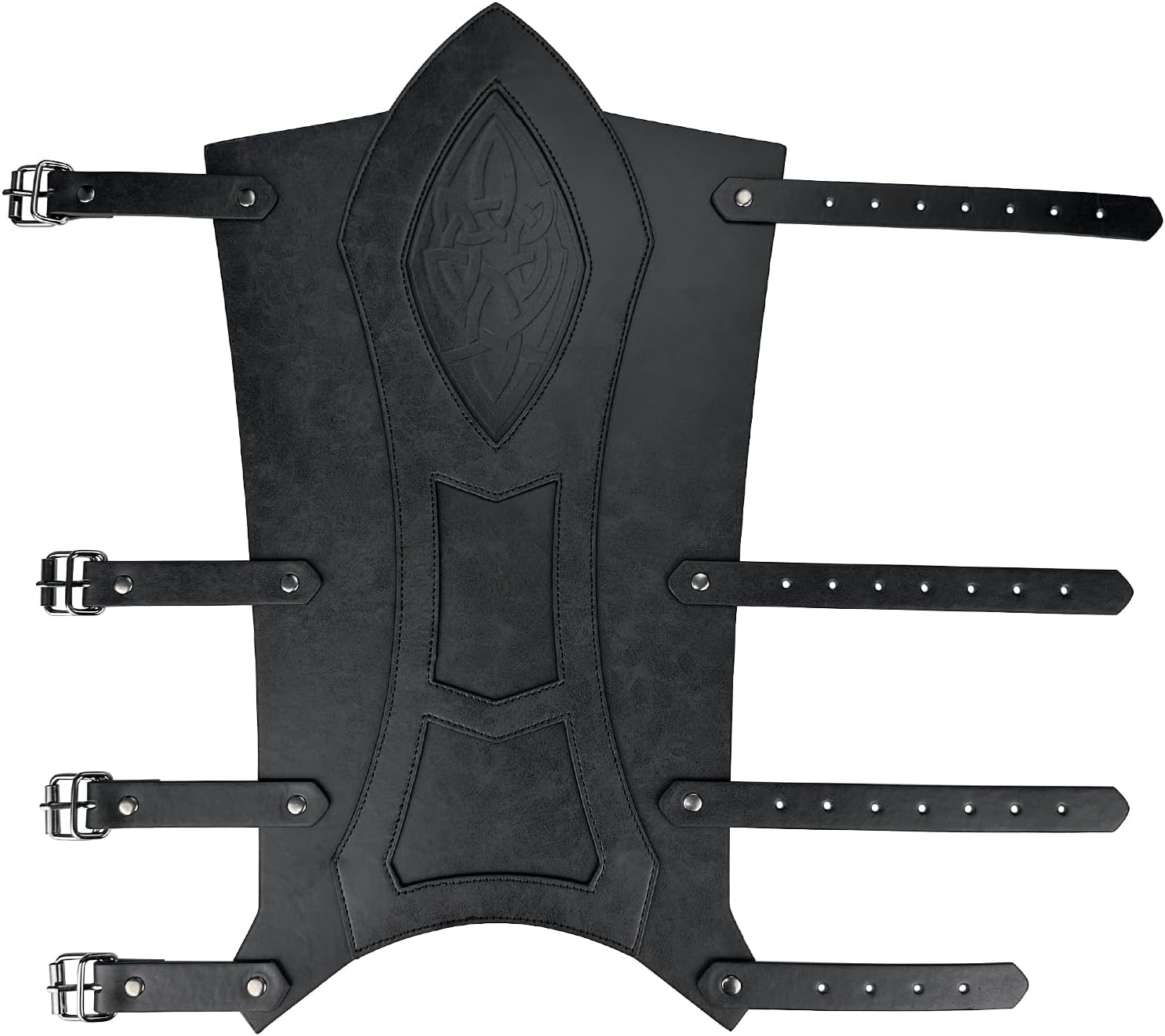 HiiFeuer Medieval Faux Leather Leg Gaiters for LARP 1