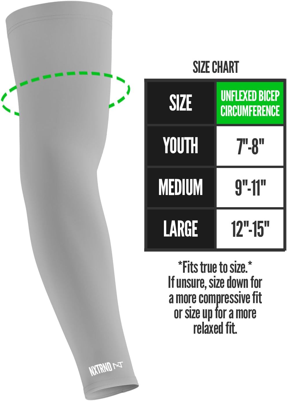 NXT NXTRND Air-TEK Arm Sleeves for Men Pair
