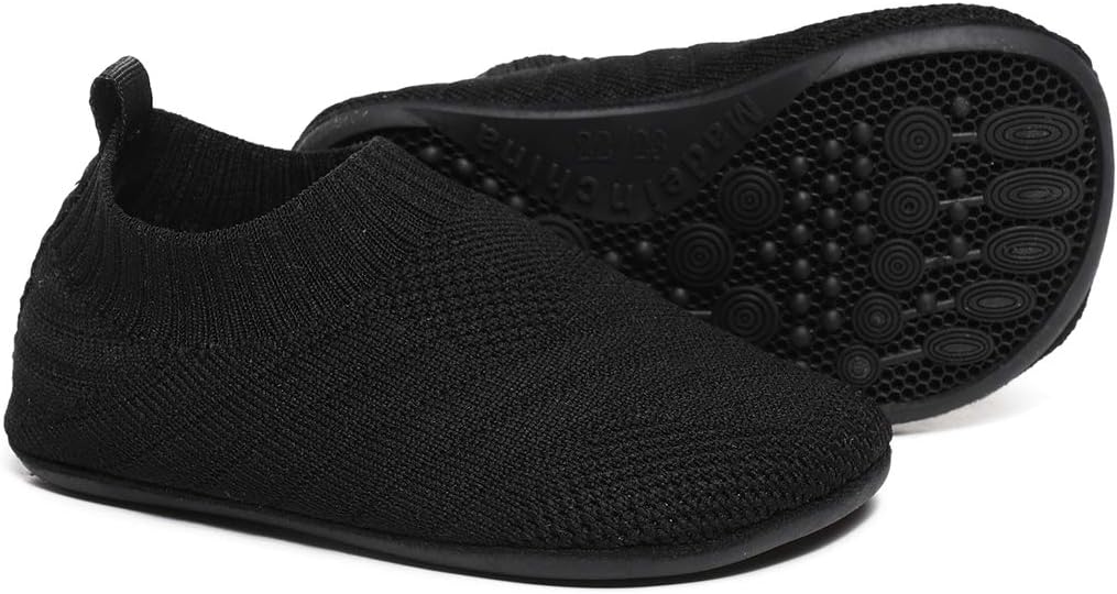 QZKDM Non-Slip Toddler Slippers for Indoor Outdoor Use