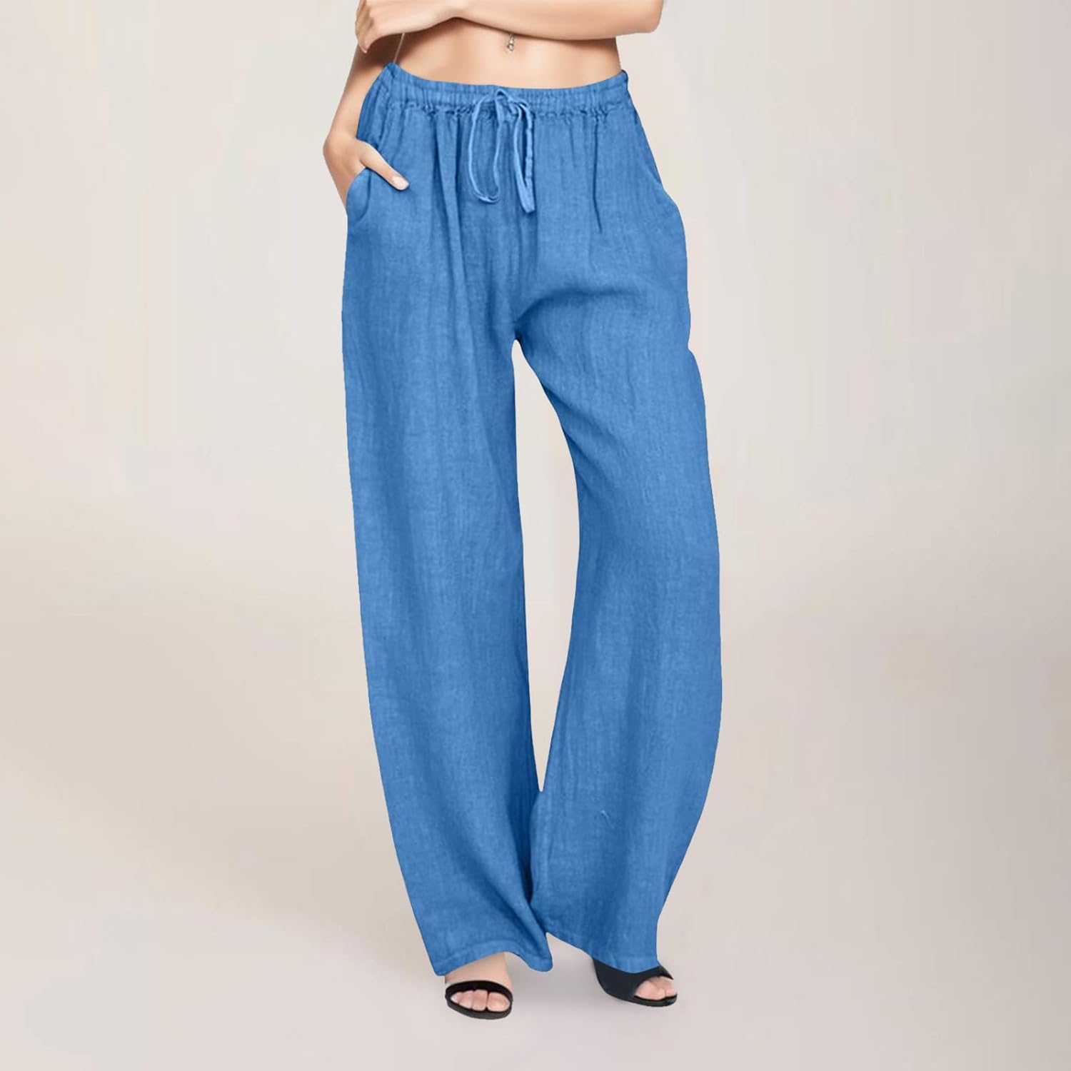 TTBDWiian Summer Linen Pants for Women