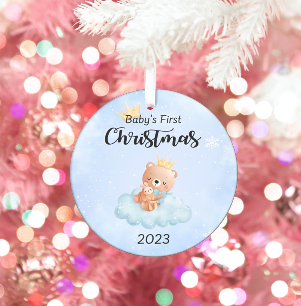 Tubbie Basic Baby First Christmas Ornament 2023