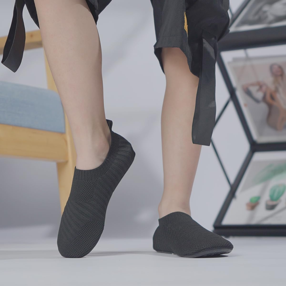 QZKDM Non-Slip Toddler Slippers for Indoor Outdoor Use