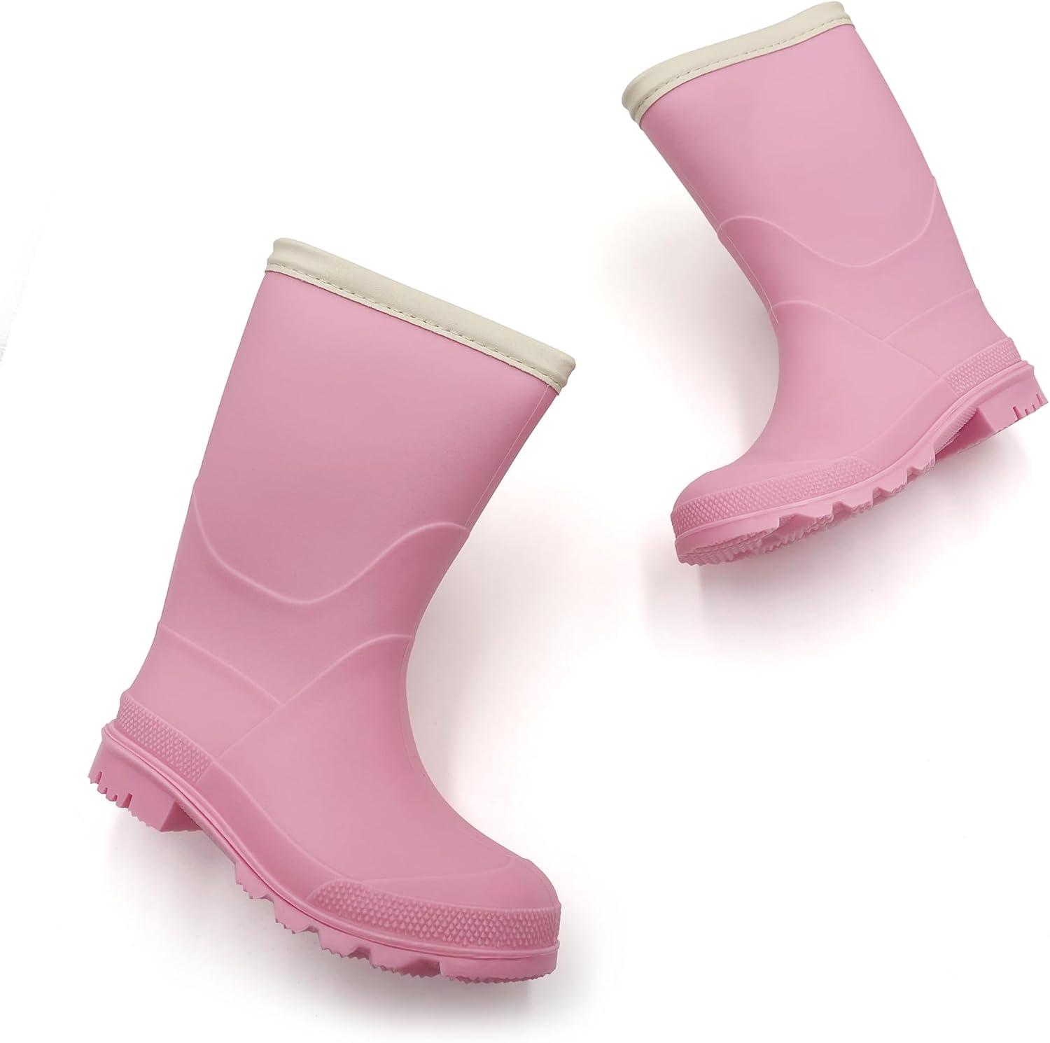 Amoji Kids Rain Shoes Easy On Rubber Boots