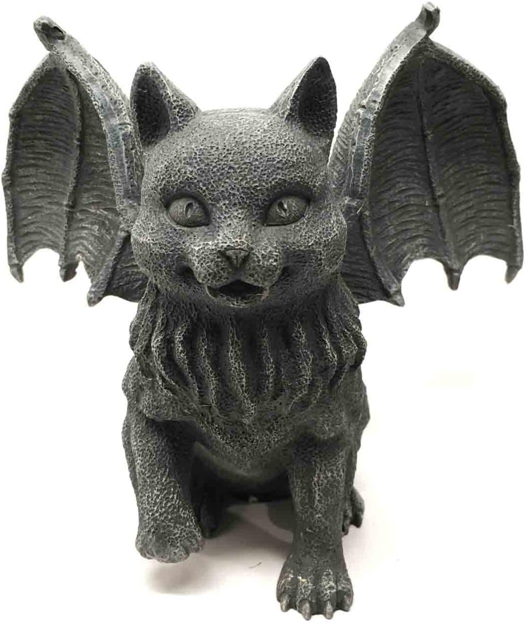 Vampire Dracula Fanged Cat Gargoyle Candleholder Figurine 1