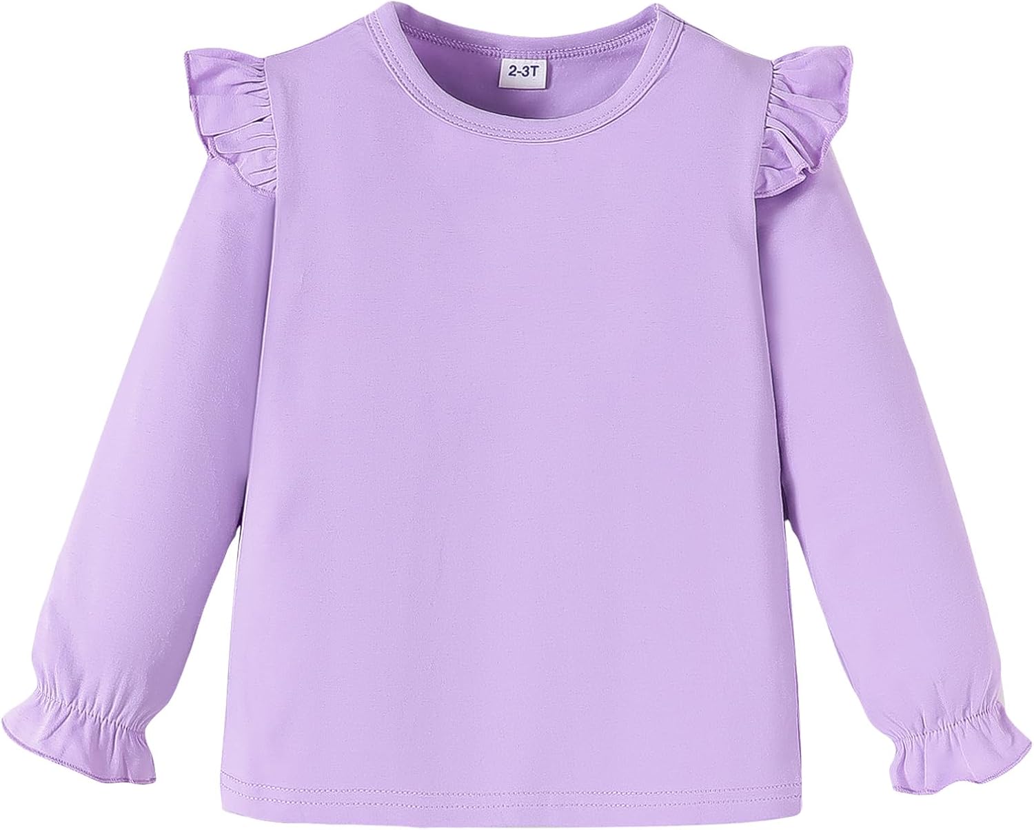 LYSMuch 1-7T Toddler Girl Blouse Ruffle Shirt