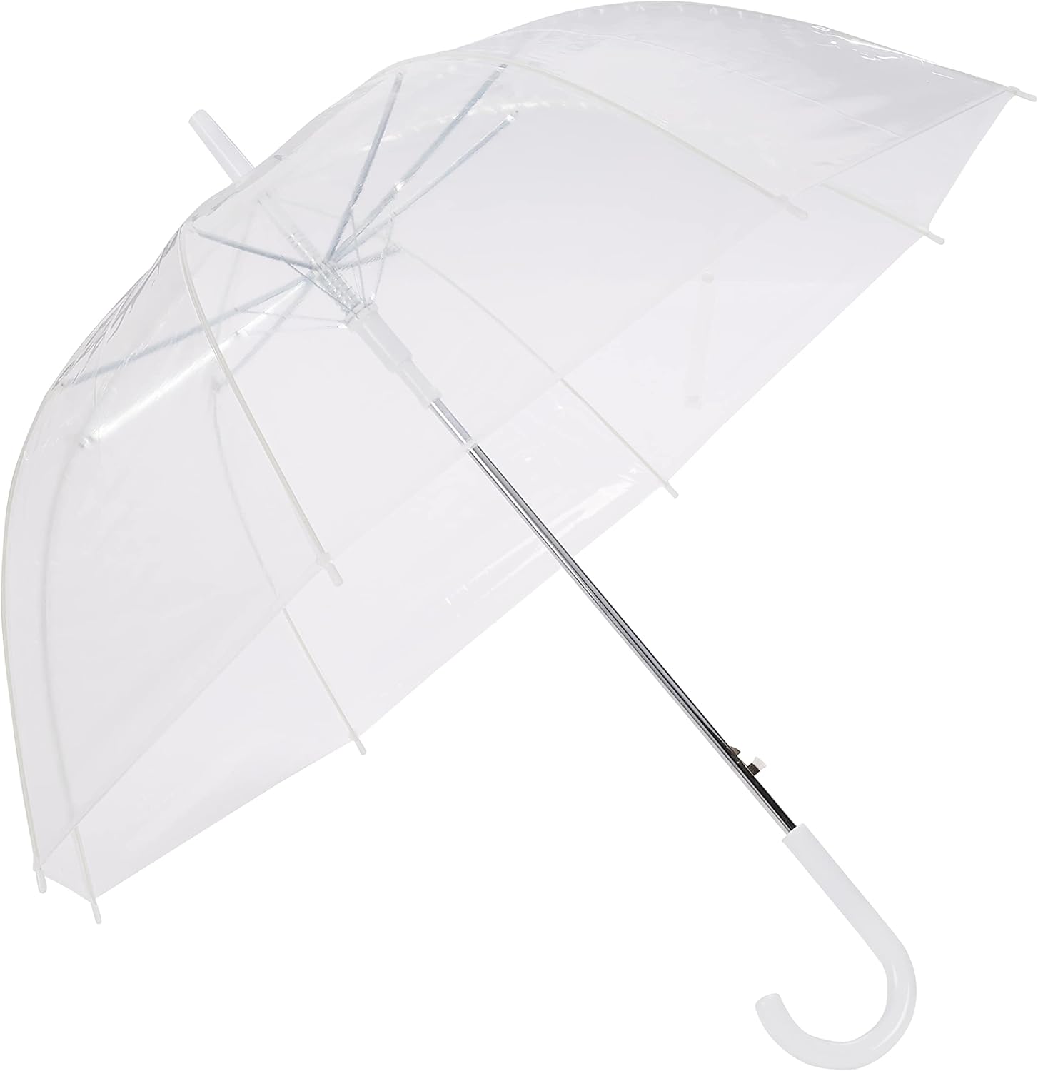 Amazon Basics Clear Round Bubble Umbrella with Wide Coverage