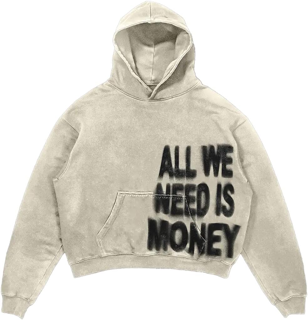 Dynict Unisex Y2K Colorful Oversize Hoodie