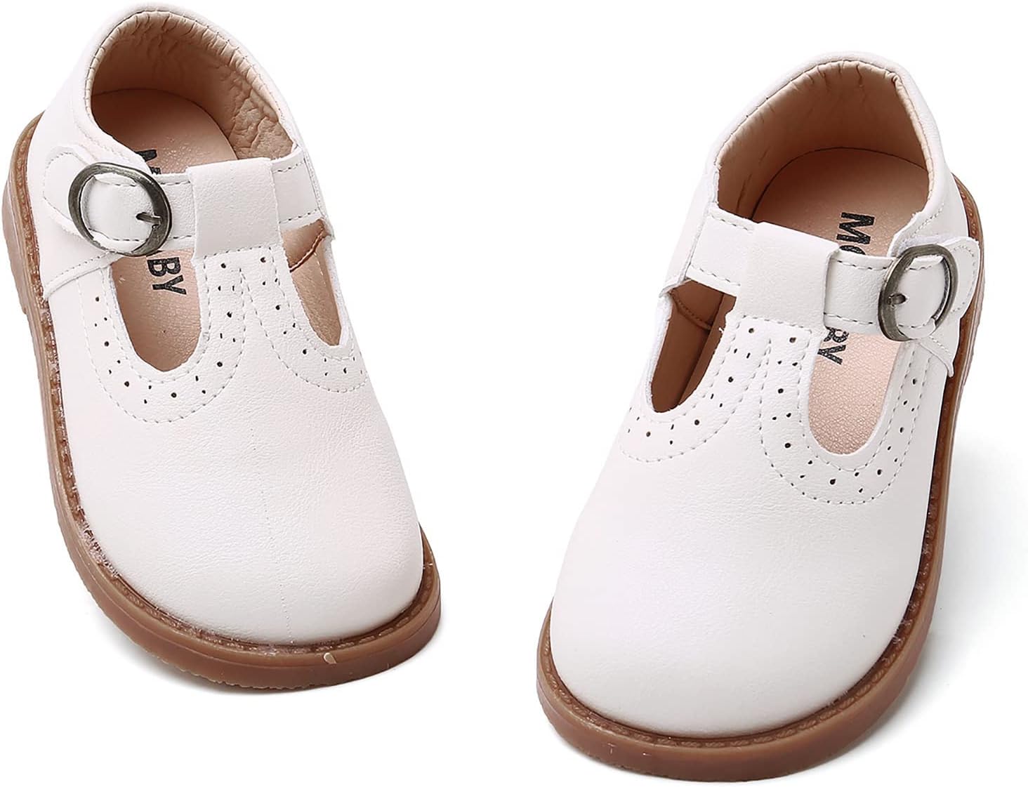 SOFMUO Toddler Mary Jane Shoes for Girls