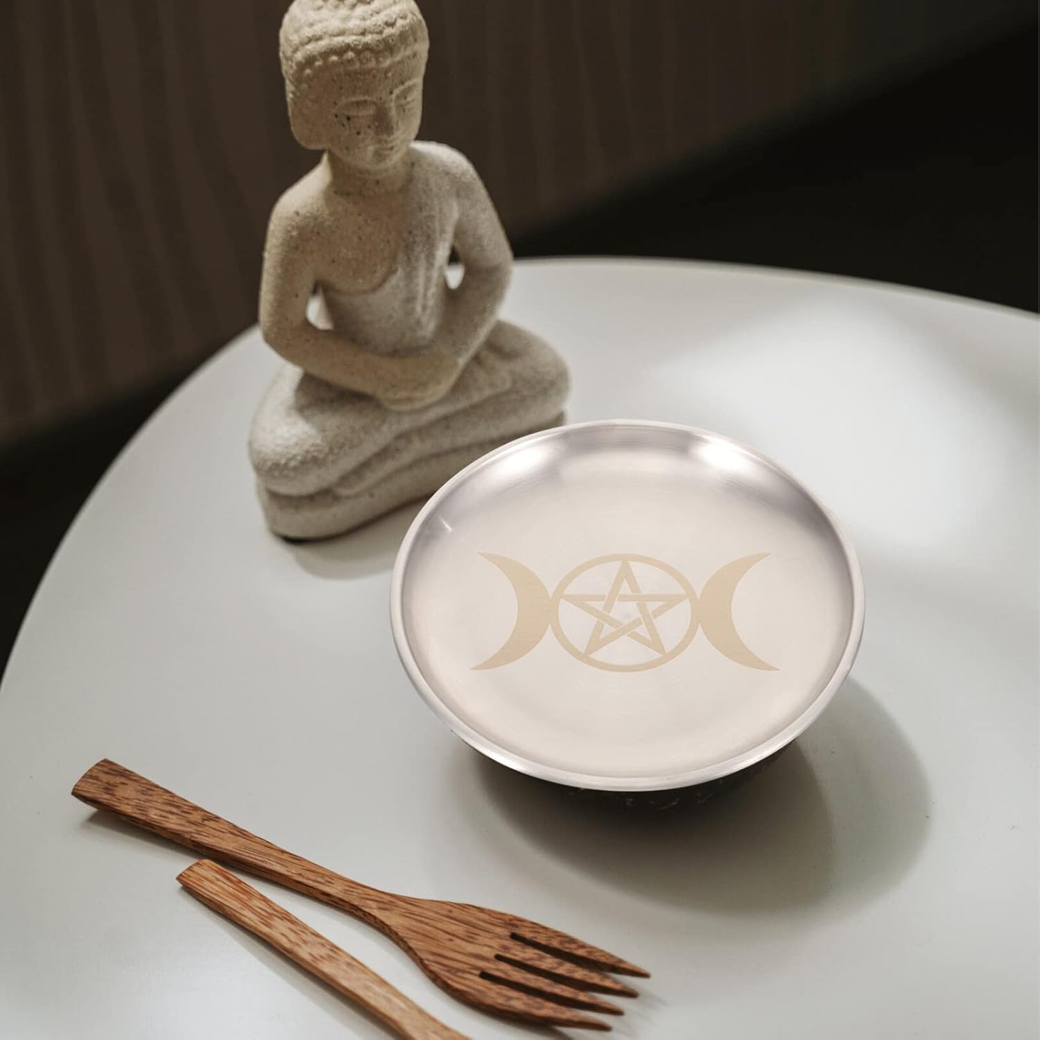STOBAZA Moon Star Phase Candlestick Holder