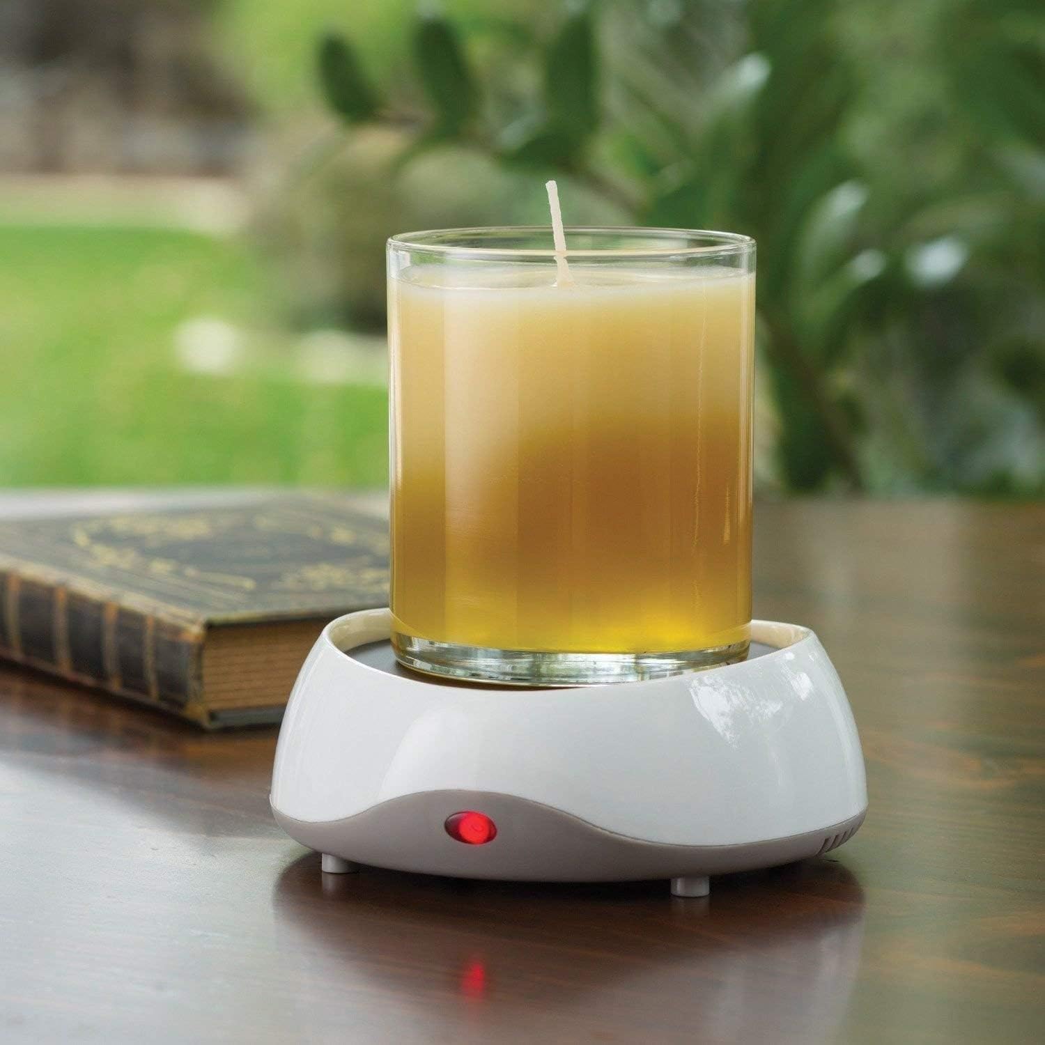 Candle Warmers ETC Auto Shutoff Candle Warmer Plate White Plug-in