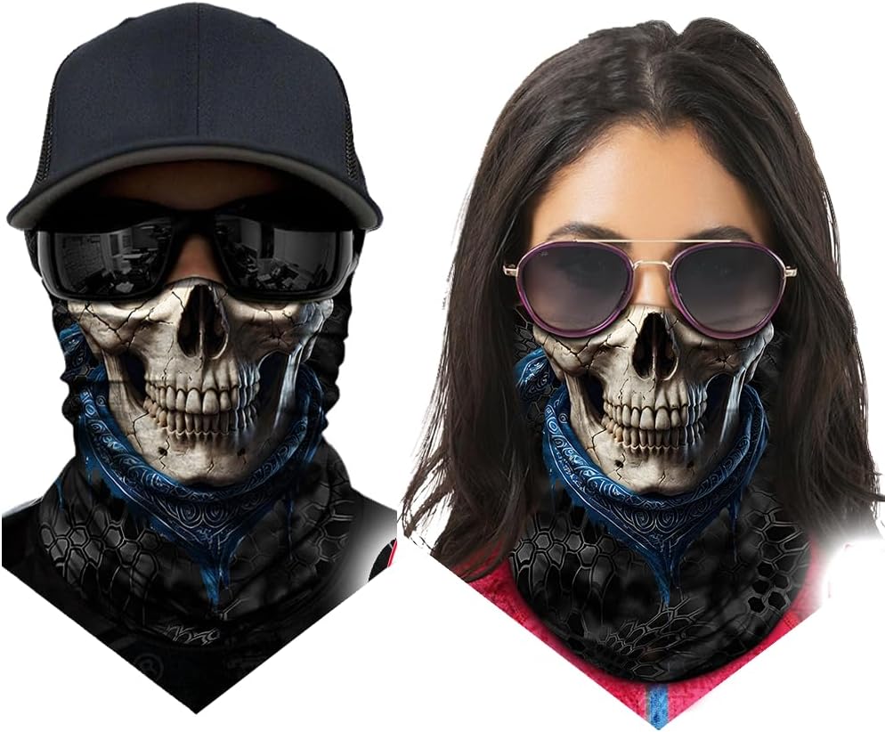 Obacle Skull Face Mask for Sun Dust Wind Protection
