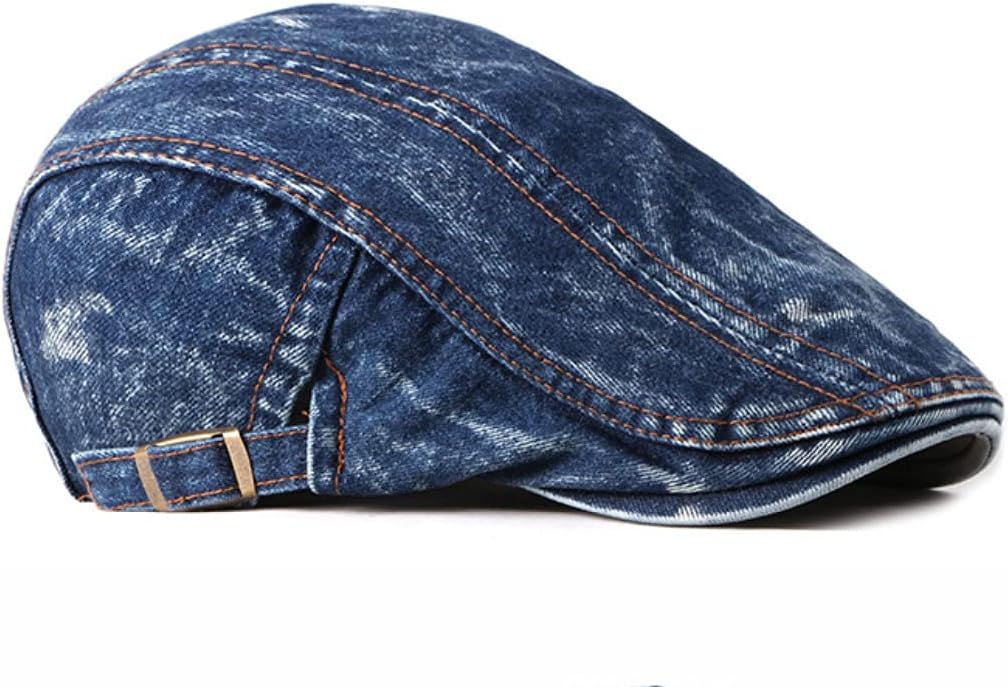 Quanhaigou Mens Tartan Newsboy Driving Cap