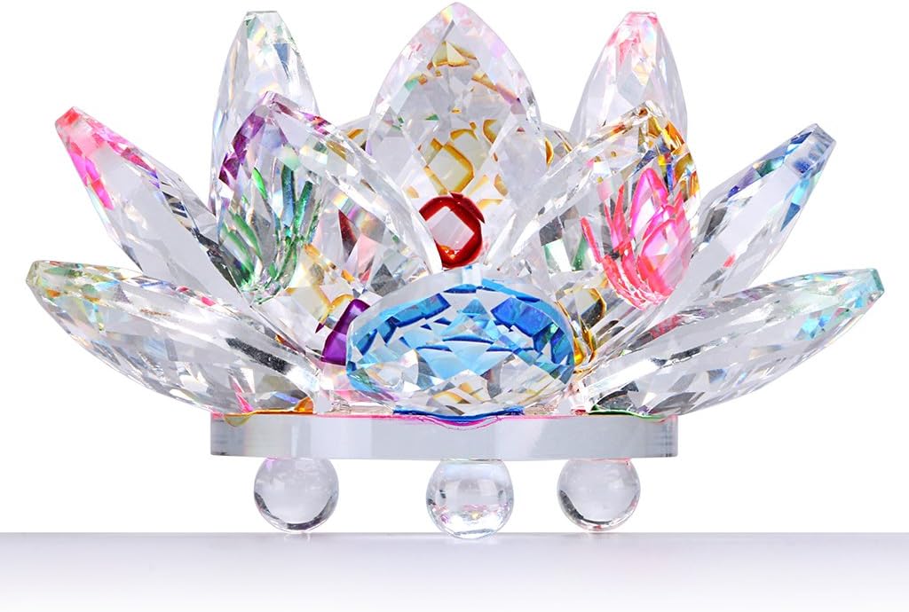 OwnMy Sparkle Crystal Lotus Feng Shui Decor