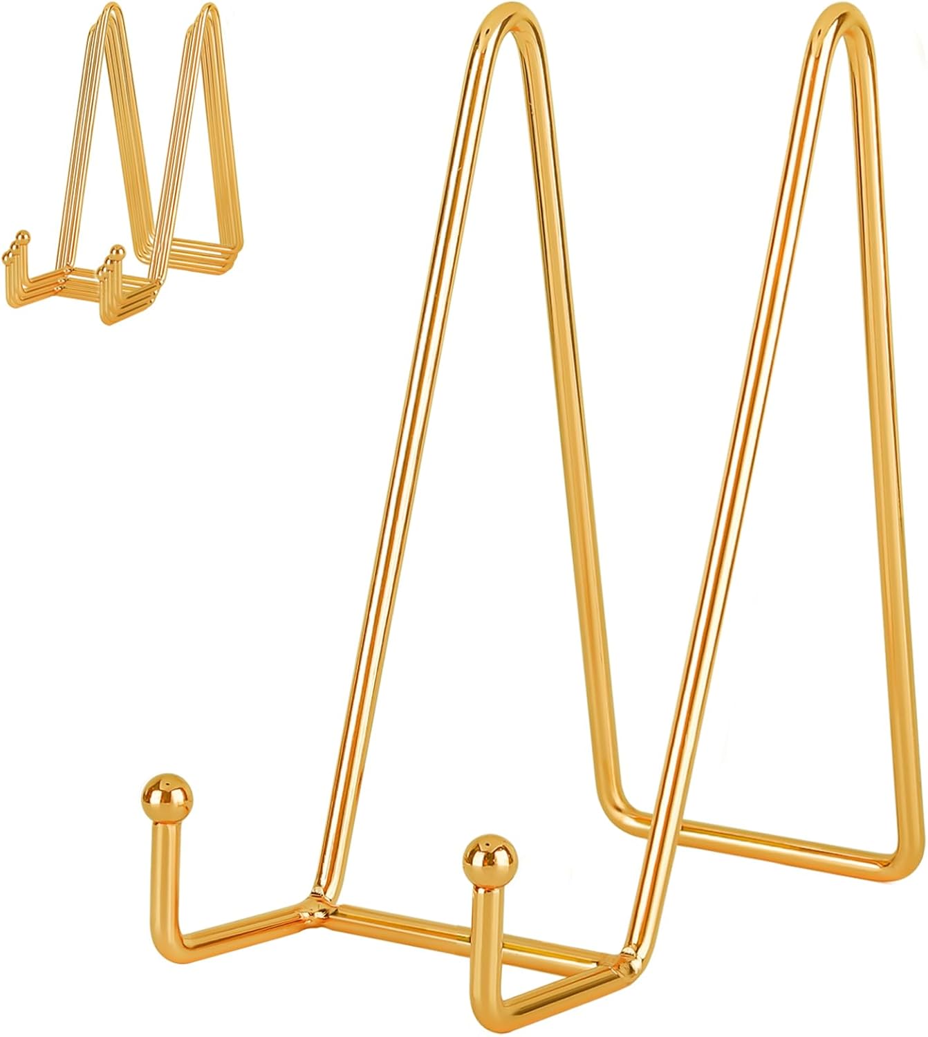 IBosins 5 Pack 8 Inch Plate Holder Display Stands 1