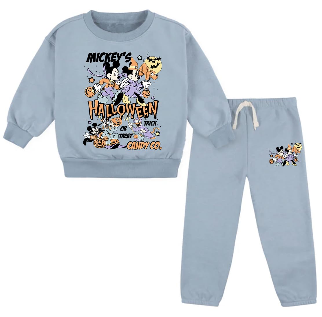 2-Piece Baby Mickey and Minnie Halloween Fleece Set