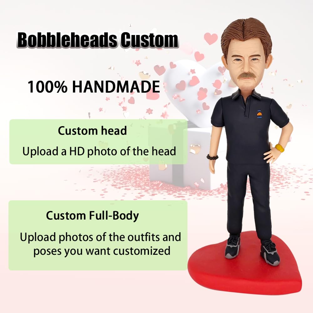 Custom Bobblehead Figures from Photo Personalized Handmade Gift