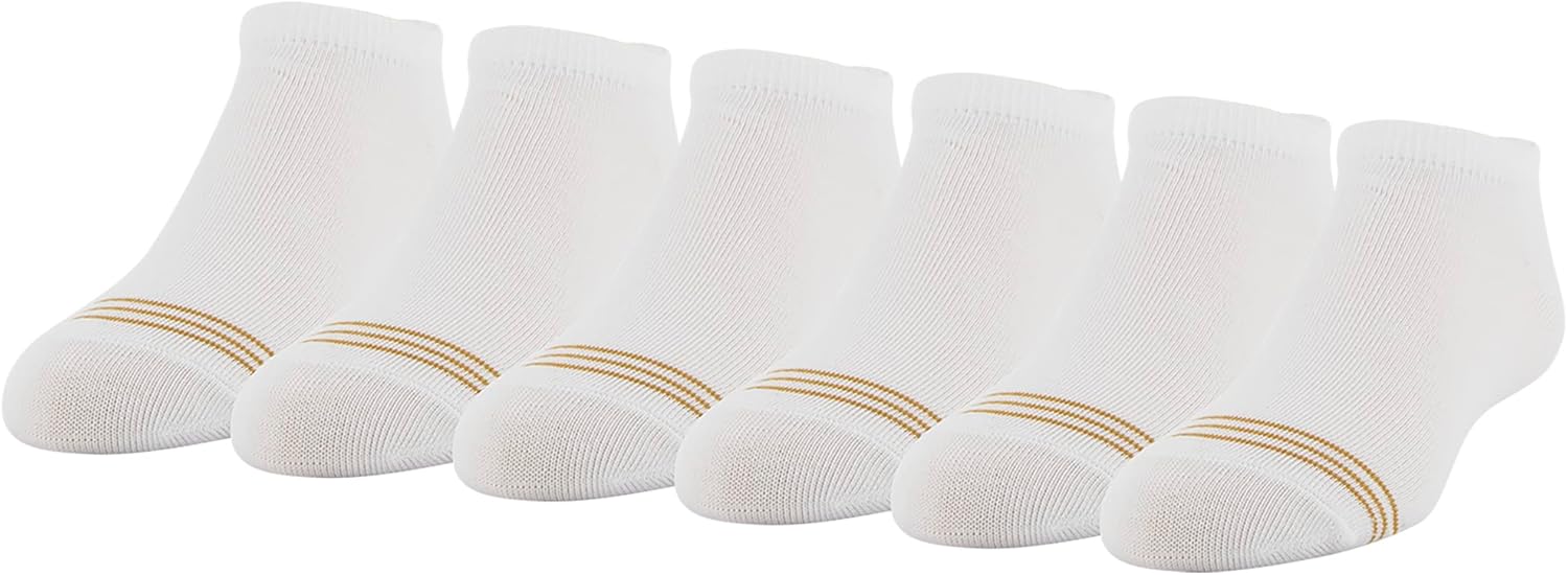 GOLDTOE Girls Liner Socks 6-Pairs