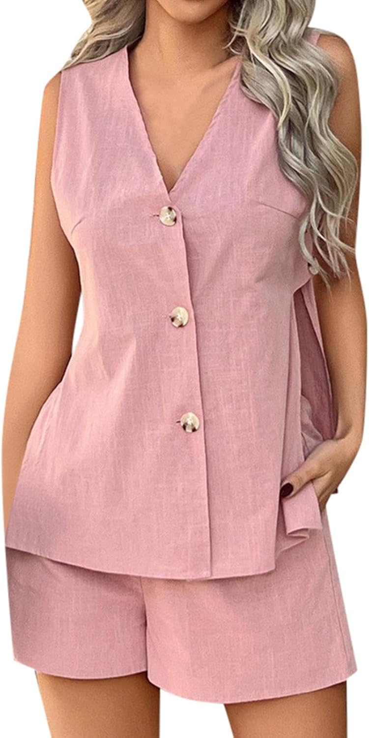 TTBDWiian Women 2 Piece Summer Outfit Set 1