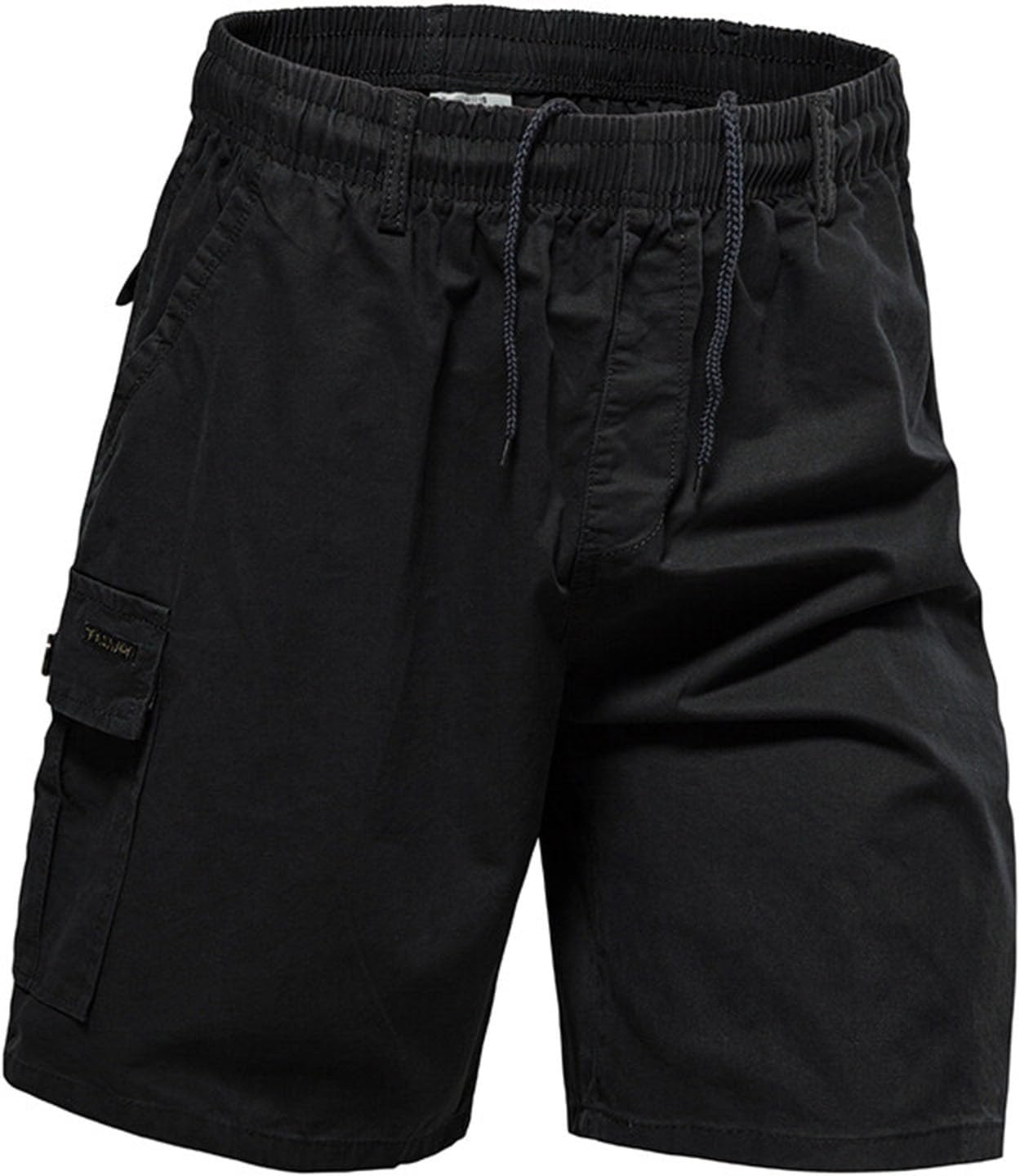 Finelylove Mens Cargo Shorts - Elastic Waist Quick Dry Durable