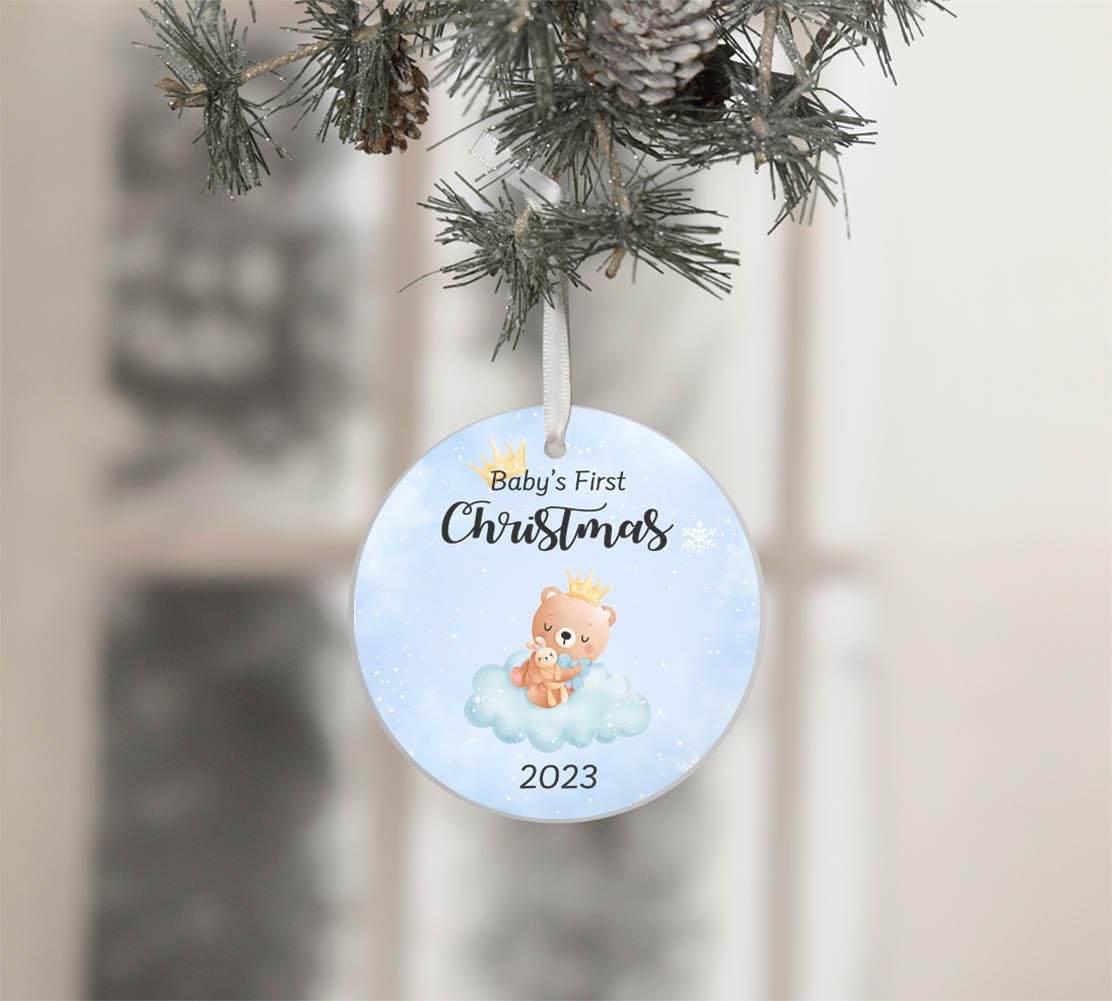 Tubbie Basic Baby First Christmas Ornament 2023