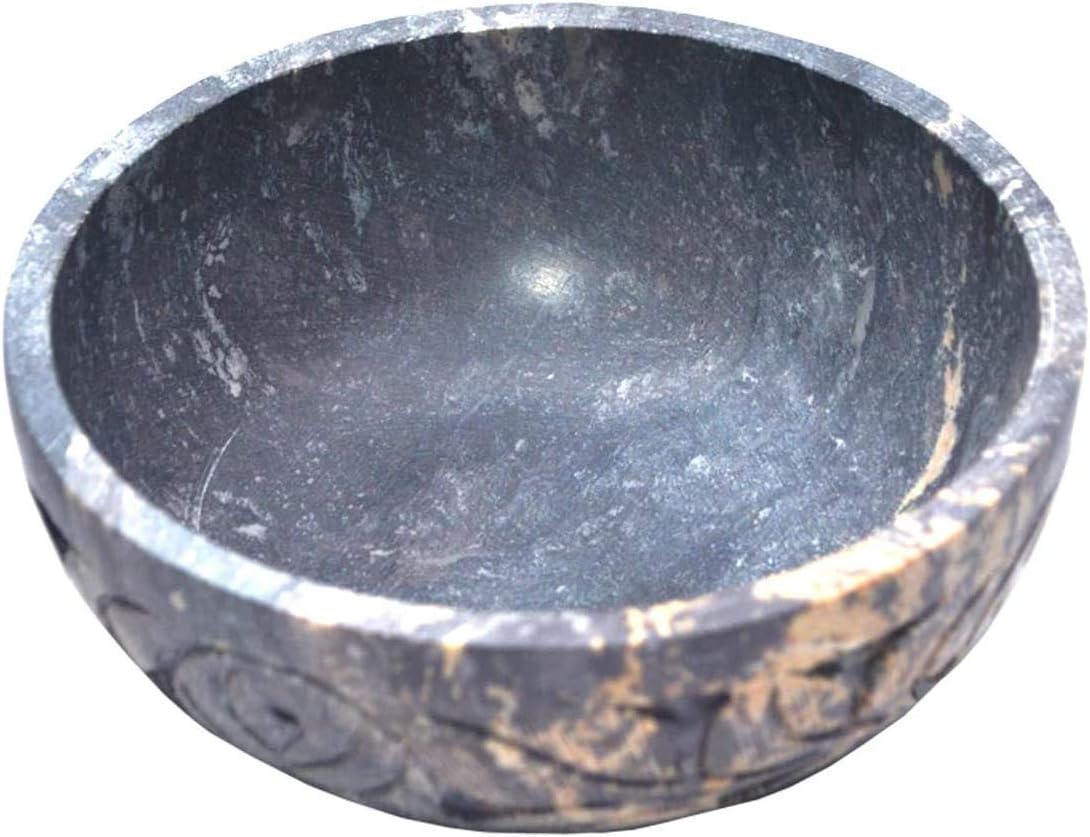 KC KULLICRAFT Marble Soapstone Smudge Bowl