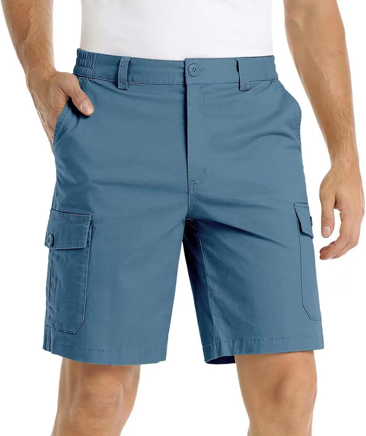 Mens Tactical Cotton Cargo Shorts Big Tall 1