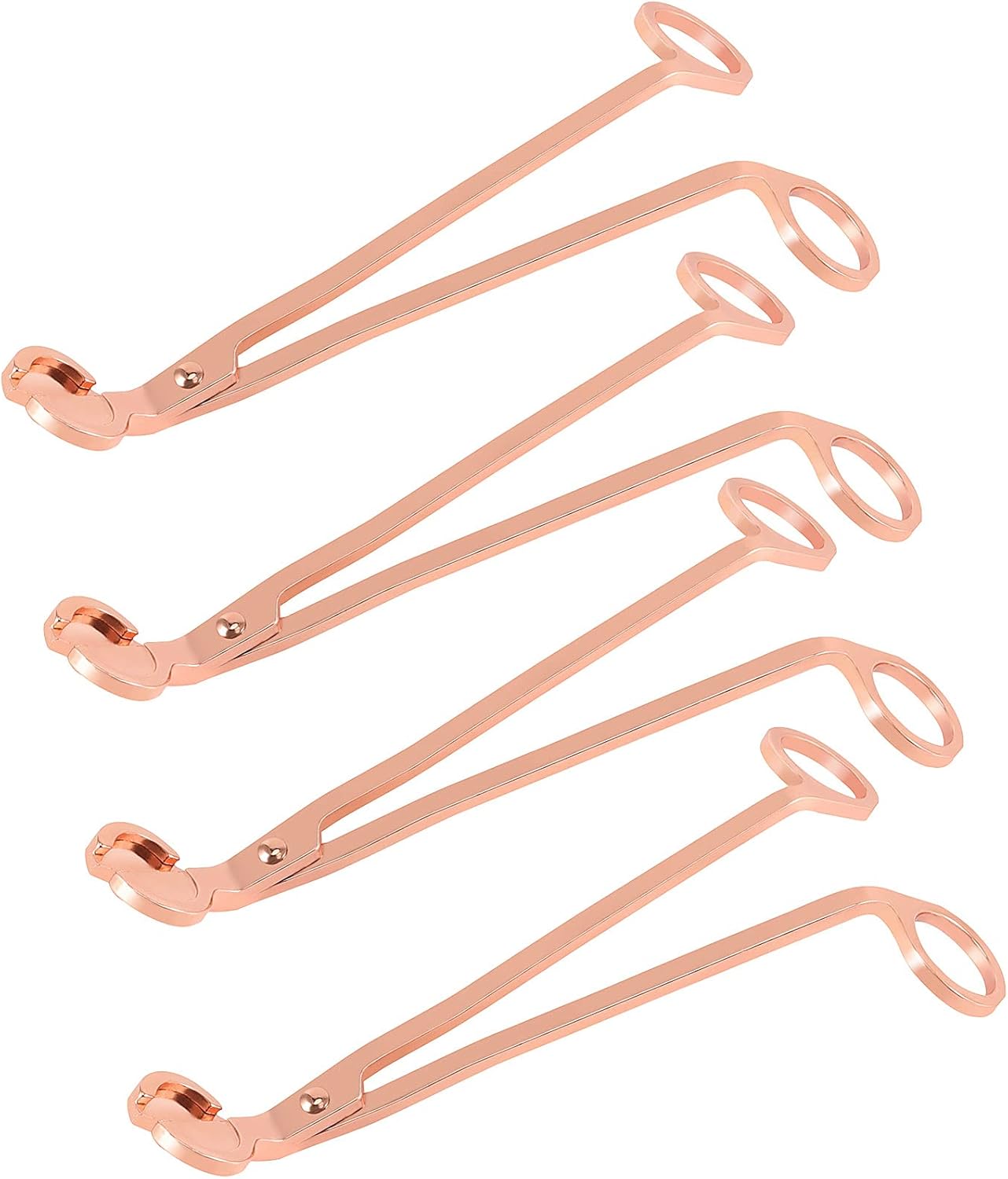 SEUNMUK 4-Pack Rose Gold Candle Wick Trimmer Set