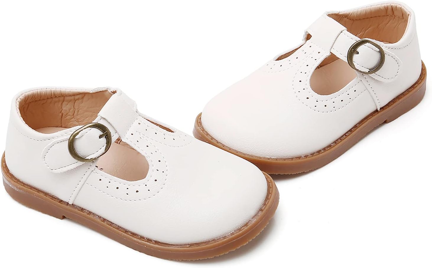 SOFMUO Toddler Mary Jane Shoes for Girls