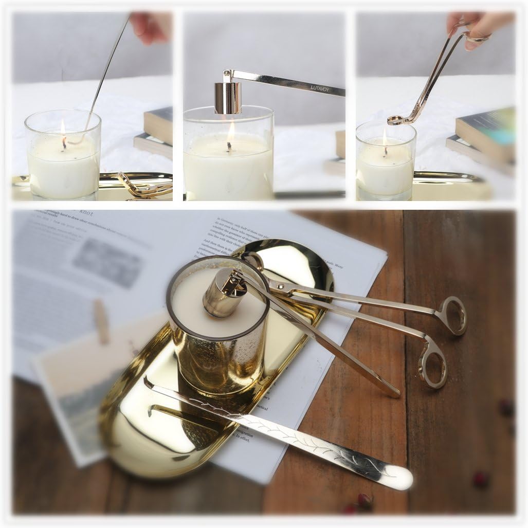 LUTAVOY CAG1 Gold Candle Care Kit 4-Pack