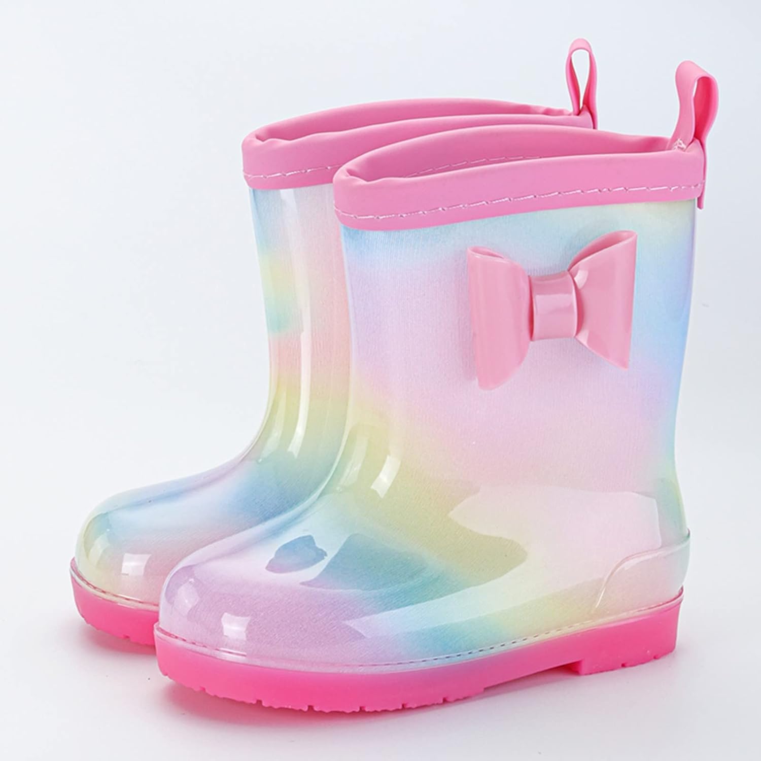 Dino Rain Boots for Kids and Toddlers with Lights