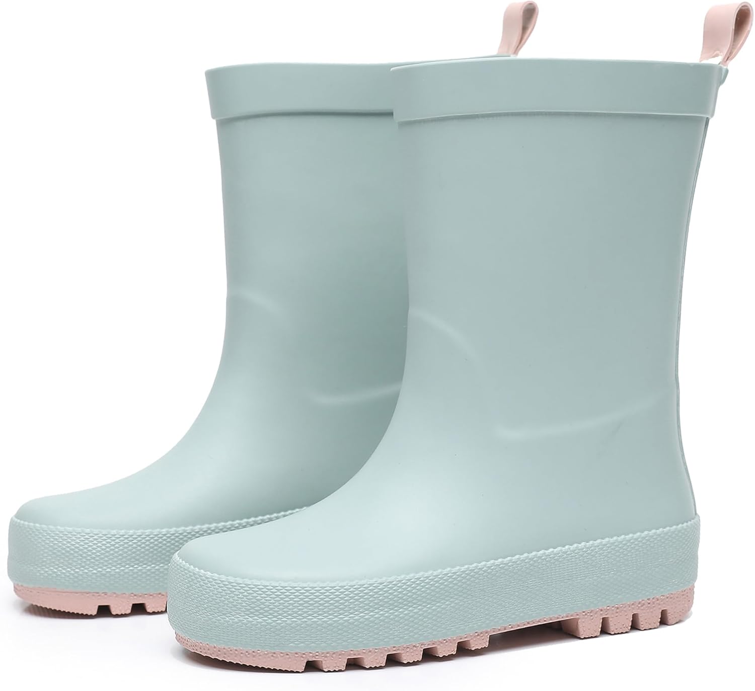 RainAngel Toddler Rain Boots with Handles and Fun Prints