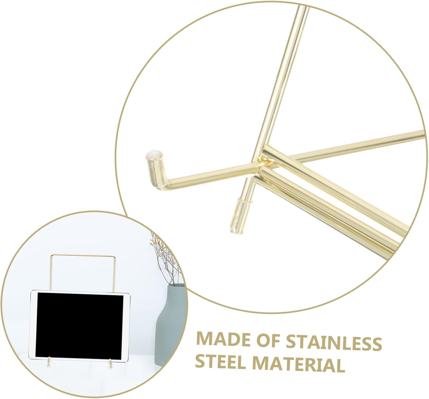 GOOHOCHY Metal Easel for Display Silver